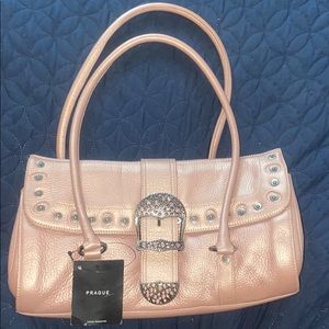 NWT Prague pink hand bag
